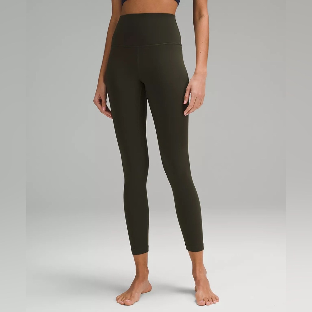 lululemon Align™ High-Rise Pant 25" in Olive Green Size 8